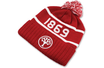 Image of Boker 1869 Bobble Hat, Red, One Size, 09BO139