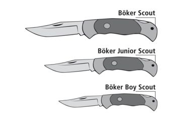 Image of Boker Scout Jager Gold Folding Knife, 3.1in, N690, Brown, 112086