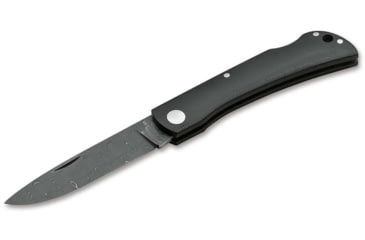 Image of Boker Solingen Rangebuster Folding Knife, 3.03in, Damascus, Micarta Black Handle, 110914DAM