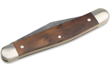 Image of Boker Solingen Stockman Folding Knife, 2.95in, 4034, Thuja Wood Brown Handle, 117481