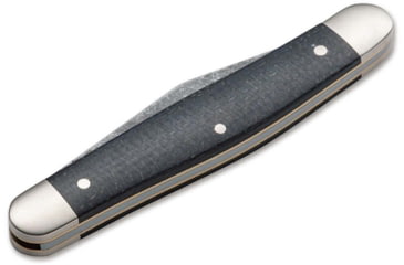 Image of Boker Solingen Stockman Jute Folding Knife, 2.95in, O1, Micarta Black Handle, 114985