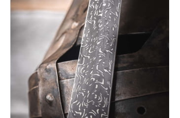 Image of Boker Solingen Swiss Dagger Mosaic Fixed Blade Knife, 8.62in, Damascus, Ebony Handle, 121552DAM