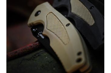 Image of Boker Spring Assisted Ii Vg10 Folding Knife, 3.5in, VG-10, FRN, Synthetic, Coyote, 01BO501