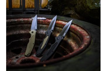 Image of Boker Spring Assisted Ii Vg10 Folding Knife, 3.5in, VG-10, FRN, Synthetic, Coyote, 01BO501