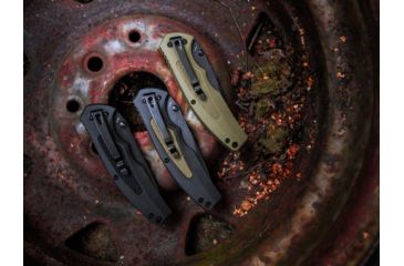 Image of Boker Spring Assisted Iii Vg10 Folding Knife, 3.5in, VG-10, FRN, Synthetic, Spring Assisted, Black, 01BO502