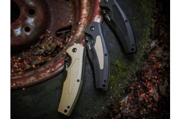 Image of Boker Spring Assisted Iii Vg10 Folding Knife, 3.5in, VG-10, FRN, Synthetic, Spring Assisted, Black, 01BO502