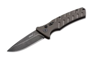 Image of Boker Strike Coyote Spearpoint Folding Knife, 3.3in, AUS-8, Aluminum, Khaki, 01BO424N