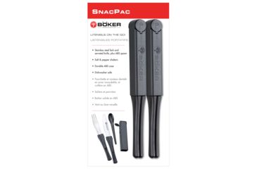 Image of Boker USA 3.5in Snac Pac Black Duo Clampack, 2 Pack, 03BO801C
