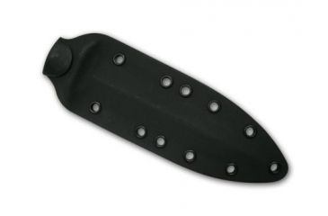 Image of Boker Applegate Fairbairn Fixed Blade Knife w/ Sheath, 5.9 in, 440C Stainless Steel, Synthetic, Black, 120543AF
