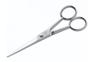 Image of Boker USA Arbolito Micro Serrated Hair Scissors, Nickel Plated, 5 5/8in 04BO012