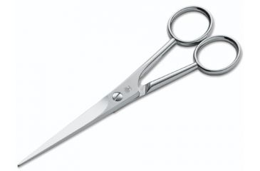 Image of Boker USA Arbolito Micro Serrated Hair Scissors, Nickel Plated, 6 1/8in 04BO014