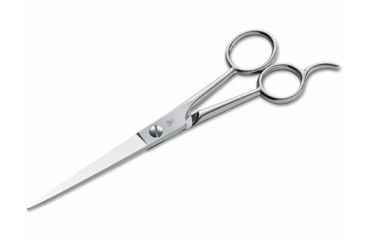 Image of Boker USA Arbolito Micro Serrated Hair Scissors, Nickel Plated, 7 1/2in 04BO016