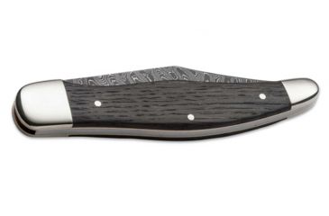 Image of Boker USA Boker 20-20 Classic Damascus Folding Pocket Knife,3.9in Damascus Steel Blade,Bog Oak Wood Brown Handle, 112021DAM