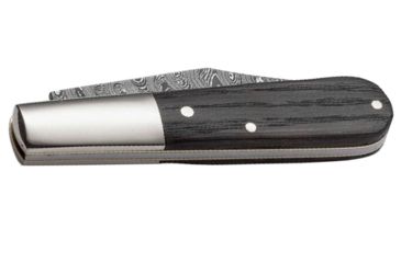 Image of Boker USA Boker Barlow Classic Damascus Folding Pocket Knife,2.6in Damascus Steel Blade,Bog Oak Wood Brown Handle, 100600DAM