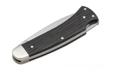 Image of Boker USA Boker Fellow Classic Folding Pocket Knife,3.5in 440C Steel Blade,Bog Oak Wood Brown Handle 111045
