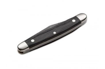 Image of Boker USA Boker Pen Knife Classic Damascus Folding Pocket Knife,2.0in Damascus Steel Blade,Bog Oak Wood Brown Handle 118287DAM