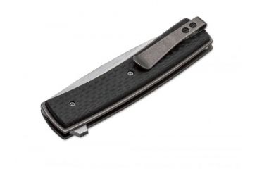 Image of Boker USA Boker Plus FR CF Folding Pocket Knife,2.8in VG-10 Steel Blade,Carbon Fibre Black Handle 01BO743