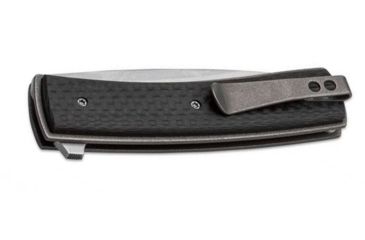 Image of Boker USA Boker Plus FR CF Folding Pocket Knife,2.8in VG-10 Steel Blade,Carbon Fibre Black Handle, 01BO743