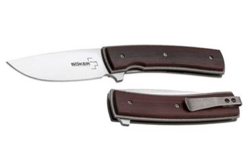 Image of Boker USA Boker Plus FR Cocobolo Folding Pocket Knife,2.8in VG-10 Steel Blade,Cocobolo Wood Brown Handle, 01BO744