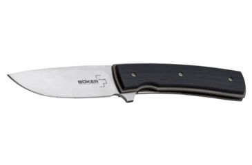 Image of Boker USA Boker Plus FR G-10 Folding Pocket Knife,2.8in VG-10 Steel Blade,G-10 Black Handle, 01BO742