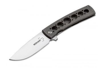 Image of Boker USA Boker Plus FR Titan Folding Pocket Knife,2.8in VG-10 Steel Blade,Titanium Grey Handle 01BO740