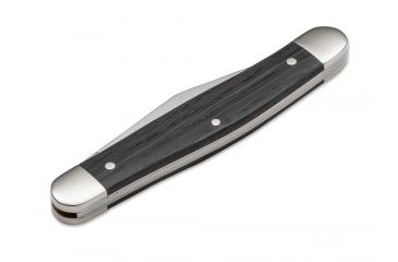 Image of Boker USA Boker Stockman Classic Folding Pocket Knife,2.9in 440C Steel Blade,Bog Oak Wood Brown Handle 117477