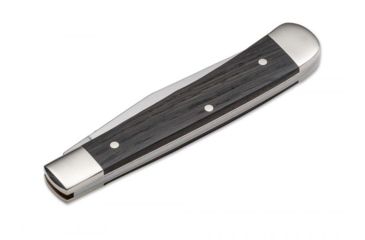Image of Boker USA Boker Trapper Classic Folding Pocket Knife,3.3in 440C Steel Blade,Bog Oak Wood Brown Handle 112545