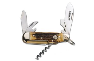 Image of Boker USA Camp Knife Stag 110182HH
