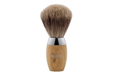 Image of Boker USA Classic Shaving Brush,Olive Wood Handle 04BO124