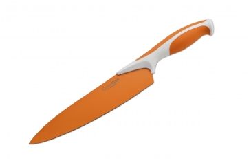 Image of Boker USA Colorcut Chefs Knife,8.125in CrMoV Steel Blade,Apricot Orange Handle 03CT302