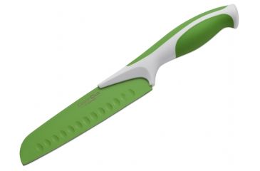 Image of Boker USA Colorcut Santoku Knife,6in CrMoV Steel Blade,Apple Green Handle 03CT201