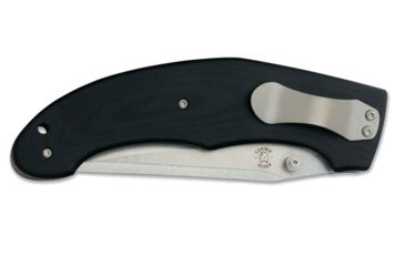 Image of Boker USA Gitano Linerlock Folding Knife,5.5in closed,Stainless Modified Clip Blade,Contoured Black G-10 Handle BOP02607