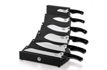 Image of Boker USA Gorm Block Set Black Micarta Handle 130563SET