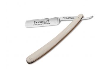 Image of H. Boker &amp; Co Straight Razor, White