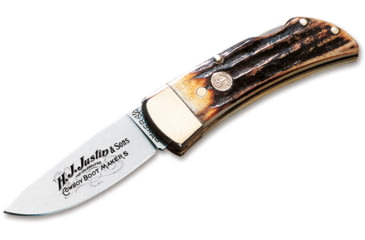 Image of Boker USA Justin Gents Stag Knife, Brown, Small, 111006JU