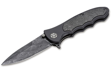 Image of Boker USA Leo Damas III Collection Knife, Black, Small, 110237DAM
