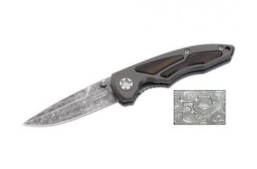 Image of Boker USA Leo Damascus Folding Knife 110084DAM