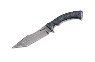 Image of Boker USA Magnum Oriental Tanto Fixed Blade Knife,5.70in 440A Steel Blade,Black G10 Handle 02RY110