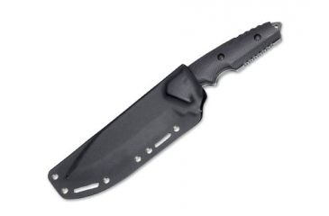 Image of Boker USA Magnum Dark Raider Fixed Blade Knife,6.10in 440A Steel Blade,Black G-10 Handle 02SC142