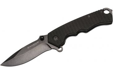 Image of Boker USA Magnum Fortress Folding Knife,3.38in 440 Stainless Steel Blade,G10 Handle 01SC933