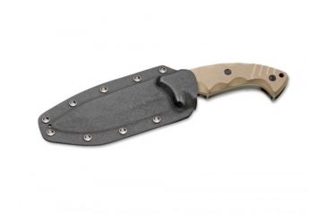 Image of Boker USA Magnum Joint Adventure Fixed Blade Knife,4.9in 440A Steel Blade,G-10 Khaki Handle 02SC102
