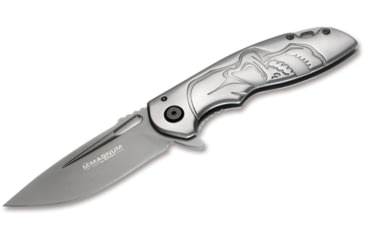Image of Boker USA Magnum Massive Half Skull Knife, Silver, Small, 01RY316