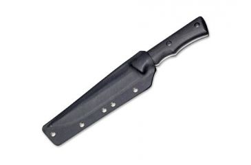 Image of Boker USA Magnum Mike Papa Fixed Blade Knife,6.10in 440 Steel Spear-Point Blade,Black Textured G-10 Grip Handle 02SC209