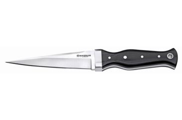 Image of Boker USA Magnum Sghian Dubh Fixed Blade Knife,4.625in 440 Stainless,Black Micarta Handle B-02SC359