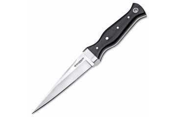 Image of Boker USA Magnum Sghian Dubh Fixed Blade Knife,4.625in 440 Stainless,Black Micarta Handle B-02SC359