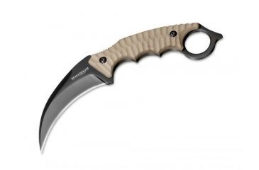Image of Boker Magnum Spike Karambit Fixed Blade Knife,4.0in 440A Steel, Karambit Blade, G-10 Brown Handle, 02SC028