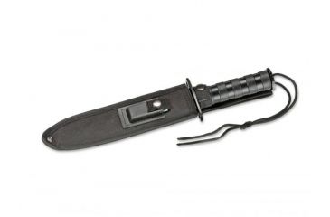 Image of Boker USA Magnum Survivalist Fixed Blade Knife,7.9in 440A Steel Blade,Aluminium Black Handle 02MB935