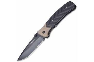 Image of Boker USA Magnum Tractor Folding Knife,3.5in 440 Stainless Combo Edge,Two-Tone G10 Handle B-01SC444
