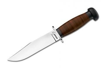 Image of Boker USA Plus Mark I Navy Knife Fixed Blade Tactical Knife w/ Leather Sheath 02BO156