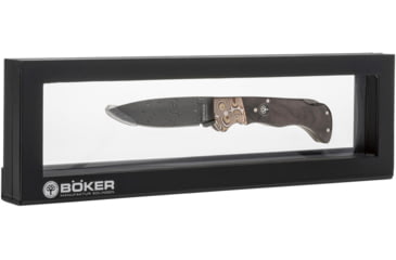 Image of Boker USA Mokume Damascus Walnut Knife, Brown, Small, 110166DAM